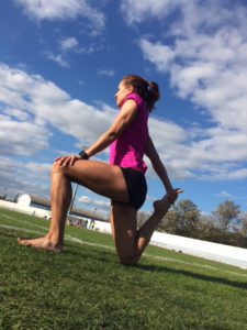 Venyttely ennen kilpailua