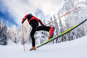 hiihtotekniikka perinteisen potku