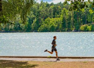 juoksukilpailuun valmistautuminen