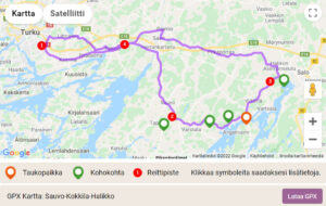 pyorareitti sauvo-kokkila-halikko