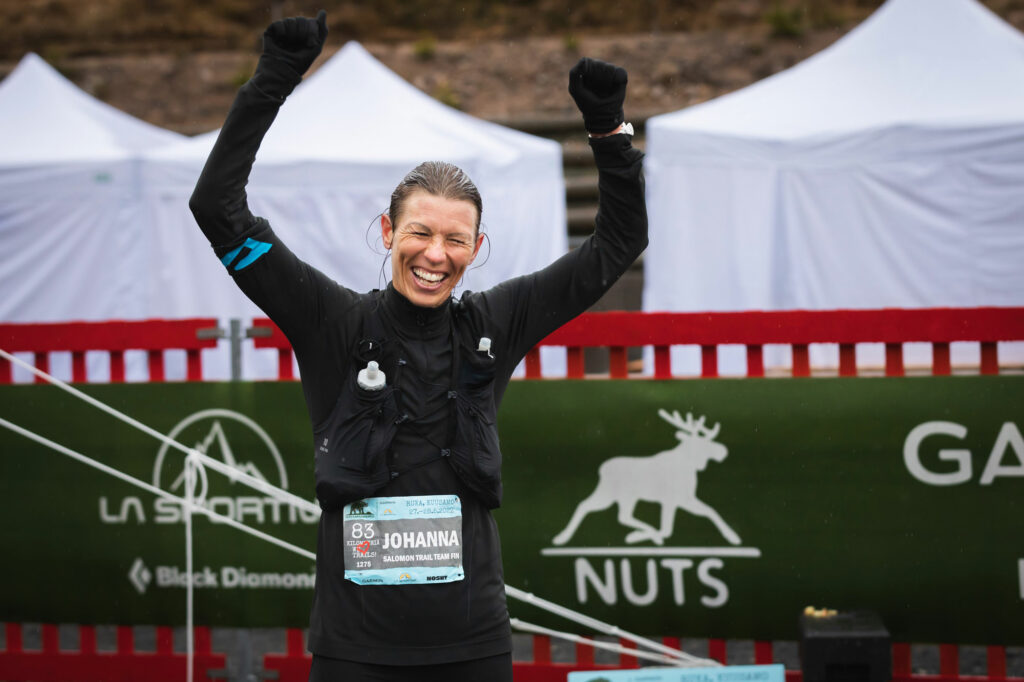 Nuts Karhunkierros 2022: Johanna Antila voitti naisten 83 kilometriä.