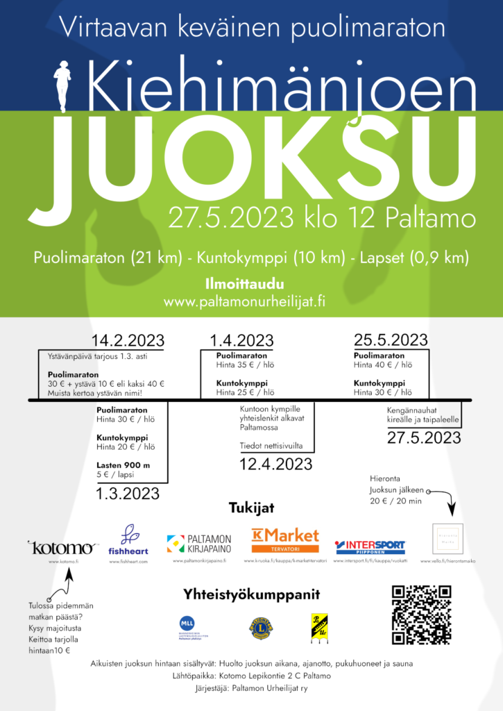 Kiehimänjoen juoksu 2023, Paltamo - Juoksija