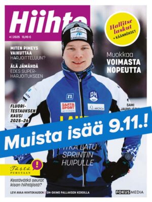 Hiihto-lehti isänpäivätarjous 12 kk 38 € (norm. 53,90 €)